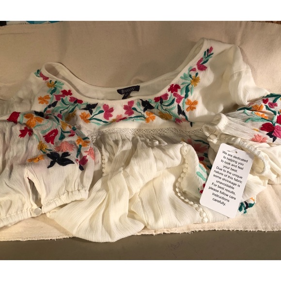 Roaman’s NWT Boho Peasant Tunic Wms plus sz 32W - Picture 1 of 16